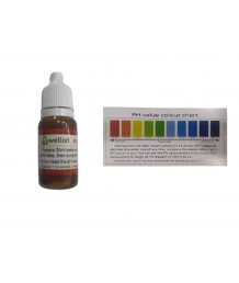 Wellon pH drop Test Liquid with Colour Chart.