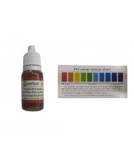 Wellon pH drop Test Liquid with Colour Chart.