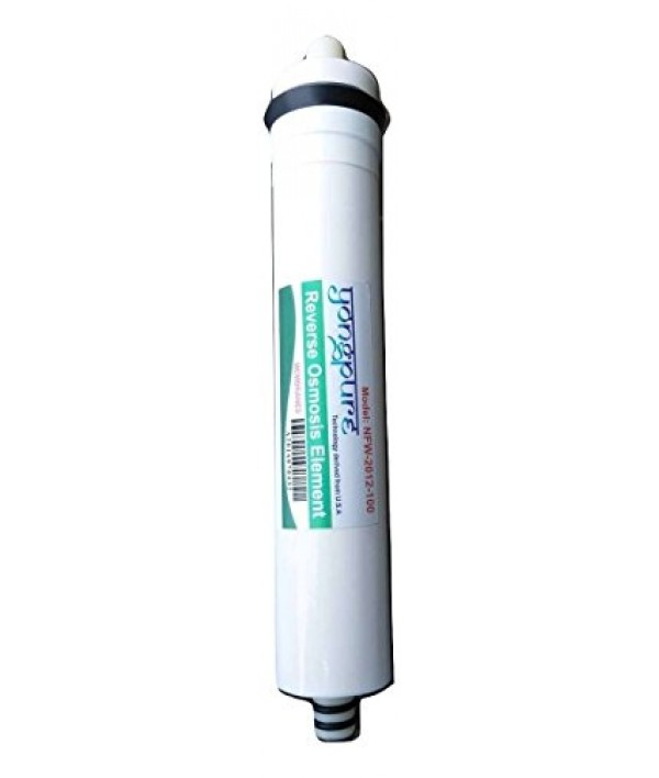 Wellon Yongpure Polycarbonate 100 GPD RO Membrane (Works Till 2000 TDS) for Water Purifier, 10 Inch, White