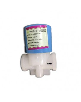 Wellon Blue High Quality 36V DC Solenoid Valve Suitable for All Types of RO Water Purifier (Jacco) with connectors