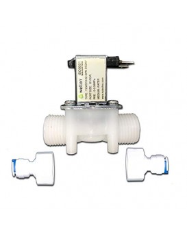 Wellon Replacement Solenoid Valves 24V DC for All Types of Domestic Ro System (1/2'' Port Size-Outer Thread)