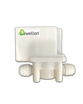 Wellon Replaceable 24V DC Solenoid Valve with Auto-Flushing Built-in Function Suitable for All Types of Water Purifier.