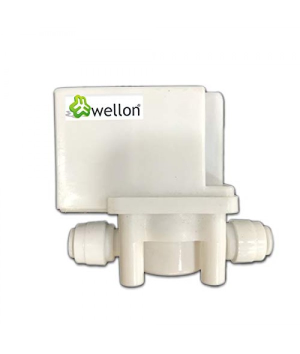 Wellon Replaceable 24V DC Solenoid Valve with Auto-Flushing Built-in Function Suitable for All Types of Water Purifier.