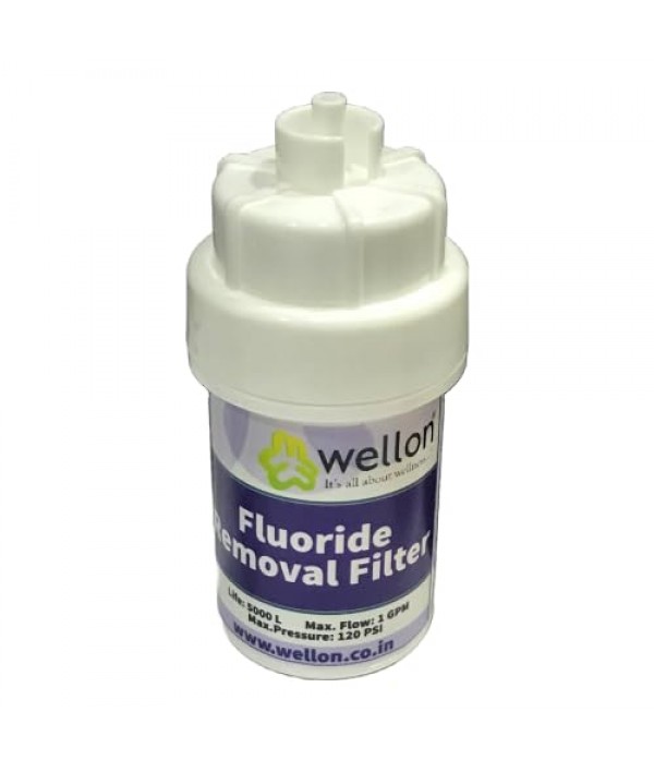 Wellon Fluoride Removal Filter for Water Purifiers (4 inch)