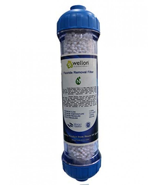 Wellon Fluoride Removal Filter for Remove Fluoride and Convert Tap Water Into Alkaline Water