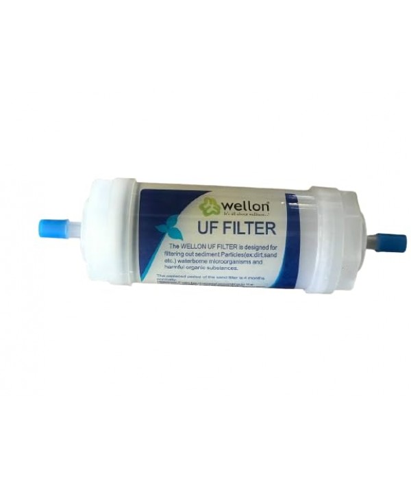Wellon 4" Inch UF Membrane Filter for All Type of RO Water Purifier and Filter ((UltraFiltration Cartridge)).