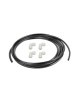 Wellon Ro Food Grade 10 m Pipe Tube 1/4 Inch for All Types of Water Purifier and 4 Pieces 1/4 ELBOW Connector. (BLACK)