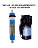 WELLON BNQS 100 GPD Pump + WELLON Gold 100 GPD RO Membrane (Works Till 2000 TDS) Fully Original Product for Water Purifier WELLON BNQS 100 GPD Pump + WELLON Gold 100 GPD RO Membrane (Works Till 2000 TDS) Fully Original Product for Water Purifier