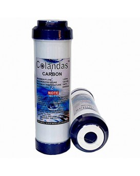 COLANDAS 10 Inch GAC Carbon Genuine 1200 Iodine NSF Certified Carbon Water Filter (Blue)
