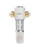 Wellon Water Filter System Pre Filter for Filtered Water Throughout The House, 40 Micron Pre-Filter System, 1" Mnpt + 3/4" Fnpt + 3/4" Mnpt, BPA Free with Fast Flow Rate