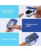 Wellon Finger Tip Pulse Oximeter (CE Approved) with OLED Display, Pulse Rate Indicator with Visual Alarm and Auto Power Off Feature, Blood Oxygen Level O2 Accurate Readings.