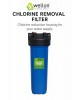 Wellon Chlorine Removal Filter – 20 Inch Big Blue Whole House Water Filter Cartridge for Chlorine, Taste & Color Correction – Up to 12 Months Life