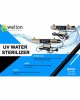 WELLON Stainless Steel UV Kit includes Heavy Duty UV Barrel and Original Philips UV Light/Lamp with UV Choke/Adapter 6W for all water Purifier (Pack of 2)