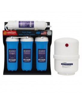 Wellon 15 LPH Openflow 11-Stage Undersink RO Water Purifier with Health Booster | RO + UV + UF + TDS Controller | 4 Gallon Pressure Tank | Free Pre-Filter Kit