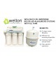 Wellon 15 LPH Undersink RO+UV+UF+Alkaline Water Purifier with 15L White Pressure Tank | 8-Stage Filtration | Wall Mountable | Blue & White Frame | Suitable for Borewell, Tanker, Municipal Water