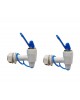 WELLON RO Plastic RO Tap for All RO Purifiers,White (Pack of 2) (E1B).