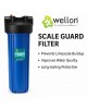 Wellon Scale Guard Filter – 20 Inch Big Blue Cartridge for Whole House Limescale Reduction in Pipes & Appliances – Anti-Scale Water Filter – Up to 12 Months Life