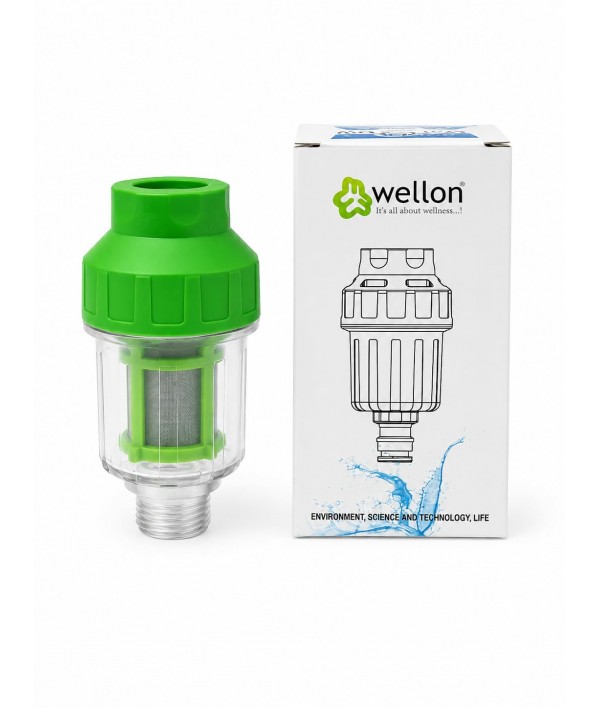Wellon FirstGuard Appliance Guard 3/4 Inch | Sediment Water Filter for Geyser, Washing Machine & Dishwasher