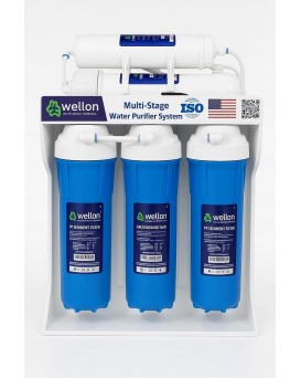 Wellon 25 LPH RO Water Purifier System with TDS Controller | High Capacity Multi-Stage Filtration for Home, Office & Small Commercial Use