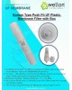 Wellon 12-Inch Korean-Style Push Fit Sealed UF Membrane Filter with Box, Compatible with All RO Water Purifiers