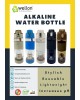 WELLON Gold Alkaline Sports Water Bottle For Healthy Drinking Water (Blue)