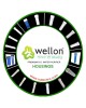 WELLON 300 GPD Membrane (Works Till 4000 TDS) + WELLON 300 GPD Membrane Housing with Elbow Connectors For 40, 50, 100 & 150 Liter Water Purifiers.