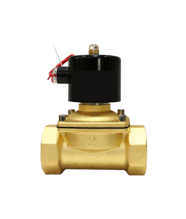Wellon SV 220V 2 Inch Brass Solenoid Valve – Heavy Duty Industrial Water Control Valve (0–10 kg/cm²)