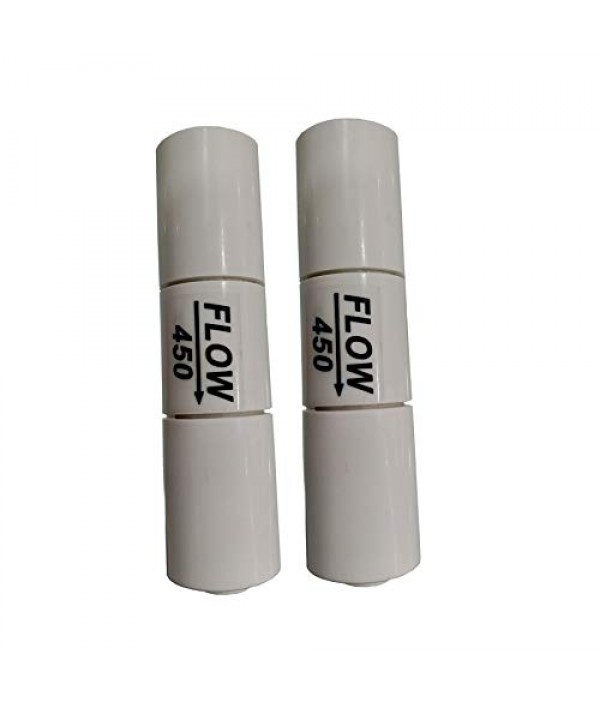 Wellon High Quality 450 Flow Restrictor (FR) for All Types of RO Water Purifier (Organic(450-B)) (Pack of 2)