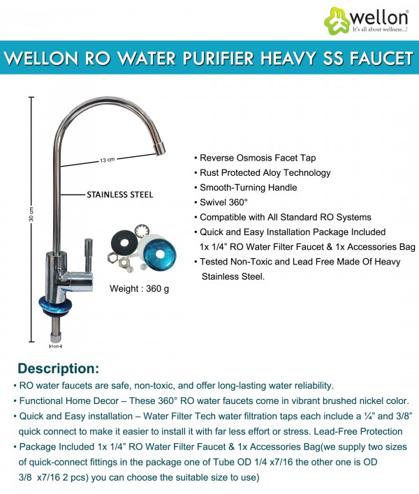 thumbnail image 2 of Forting Reverse Osmosis Water Filter Flow Control Valve - RO System Part 2 of 6
