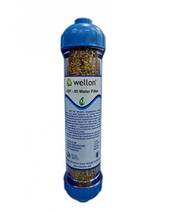 Wellon Kinetic Degradation Fluxion (KDF-85) Water Filters for remove or reduce iron, hydrogen sulfide And controlling scale, bacteria and algae For all types of water Purifier